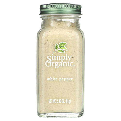 Simply Organic, Белый перец, 2.86 унции (81 г) #1