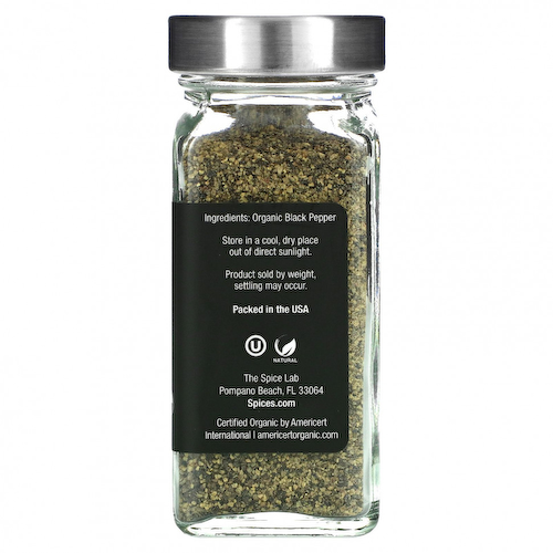The Spice Lab, Органический молотый черный перец, 62 г (2,2 унции) #1
