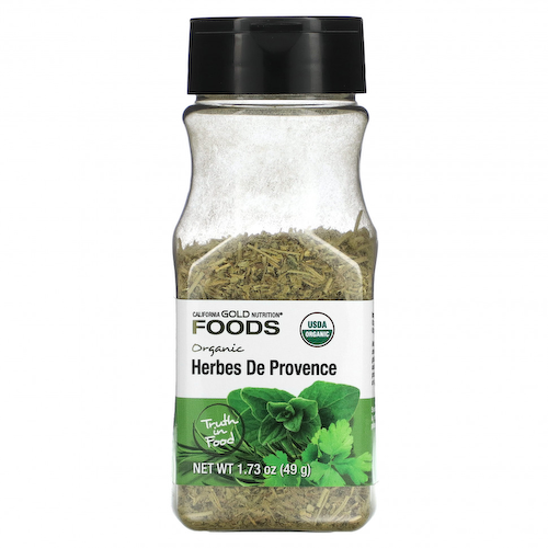 California Gold Nutrition, ЕДА - органические прованские травы, 49 г (1,73 унции) #1