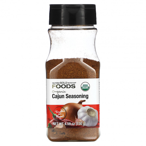 California Gold Nutrition, ЕДА - органическая приправа для каджуна, 130 г (4,59 унции) #1