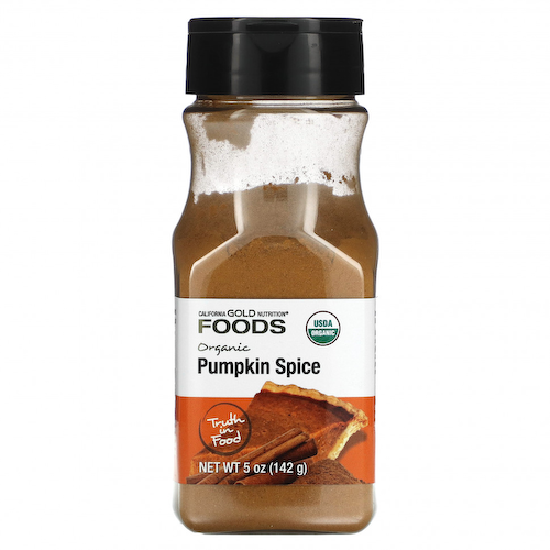 California Gold Nutrition, FOODS, органические тыквенные специи, 142 г (5 унций) #1