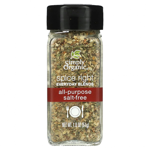 Simply Organic, Универсальные органические специи без соли Organic Spice Right Everyday Blends, 51 г (1,8 унций) #1