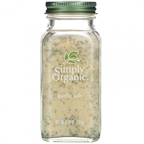 Simply Organic, Чесночная соль, 4,7 унции (133 г) #1