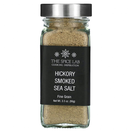 The Spice Lab, копченая морская соль с гикори, мелкозернистая, 99 г (3,5 унции) #1