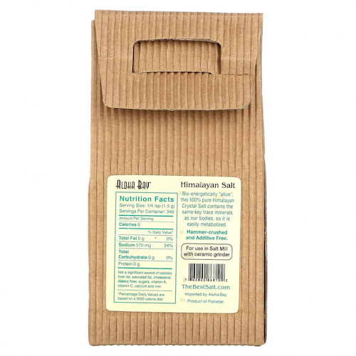 Aloha Bay, Гималайская кристаллическая соль, грубого помола, 510 г (18 унций) #1