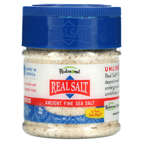 Redmond Trading Company, Real Salt, древняя мелкая морская соль, 55 г (2 унции) #1