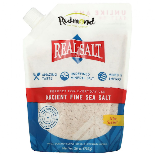 Redmond Trading Company, Real Salt, древняя мелкая морская соль, 737 г (26 унций) #1