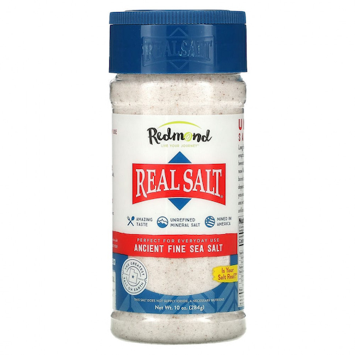 Redmond Trading Company, Real Salt, древняя мелкая морская соль, 284 г (10 унций) #1