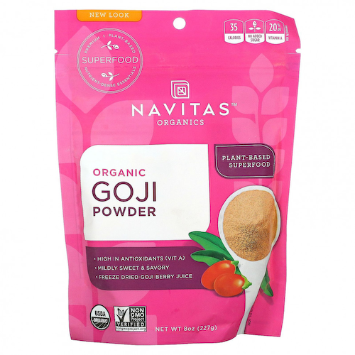 Navitas Organics, Органический порошок ягод годжи, 227 г (8 унций) #1