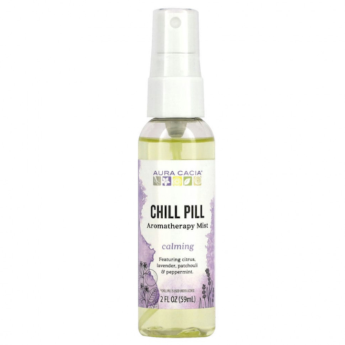 Aura Cacia, Chill Pill мист Essential Solutions, 2 жидких унции (59 мл) #1