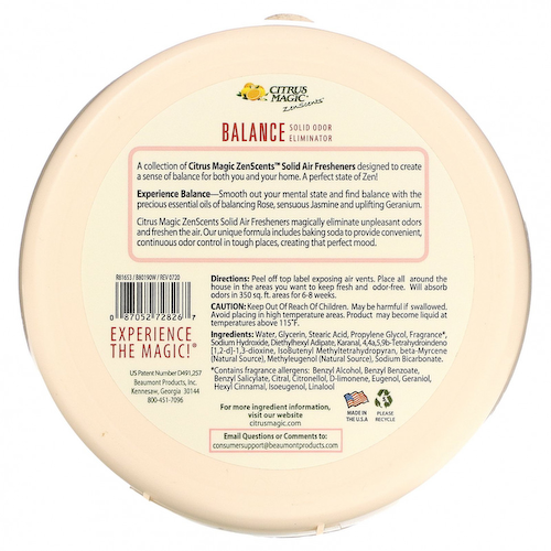 Citrus Magic, ZenScents, Balance, 198 г (7 унций) #1