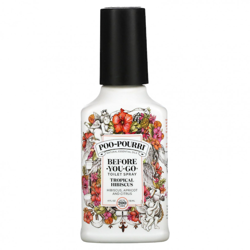 Poo-Pourri, Before-You-Go, спрей-освежитель для туалета, тропический гибискус, 118 мл (4 жидк. унции) #1