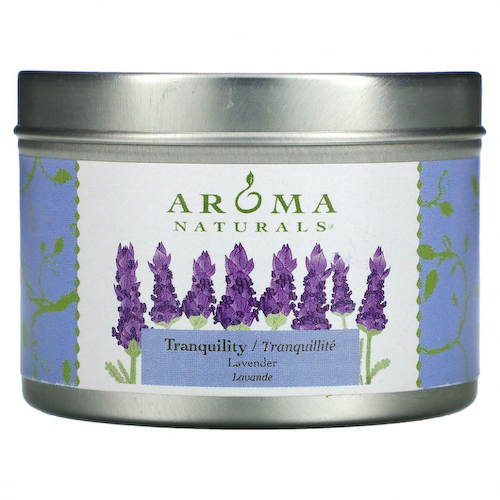 Aroma Naturals, Soy VegePure, свеча Tranquility, удобна для путешествий, лаванда, 79,38 г (2,8 унции) #1