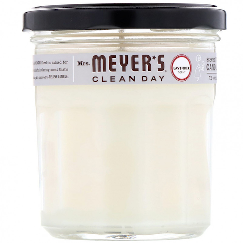 Mrs. Meyers Clean Day, Ароматизированная соевая свеча, с запахом лаванды, 7,2 унции #1