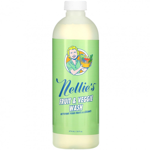 Nellie's, Средство для мытья фруктов и овощей, 474 мл (16 жидк. Унций) #1