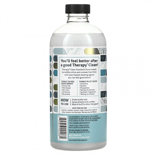Therapy Clean, Granite & Stone, очищающее средство и полироль с эфирным маслом лимона, 473 мл (16 жидк. унций) #1