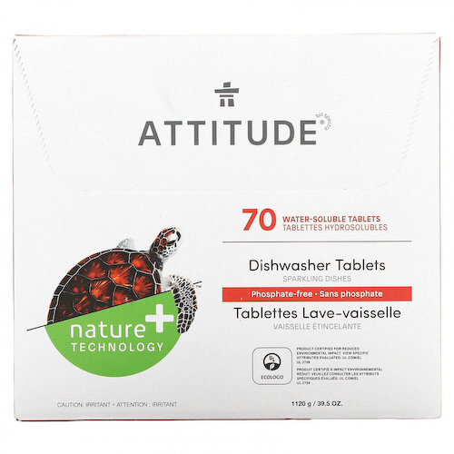 ATTITUDE, Таблетки для посудомоечной машины, 70 водорастворимых таблеток #1