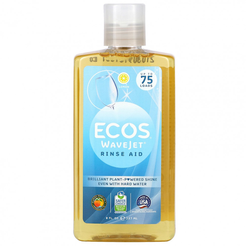 Earth Friendly Products, Ecos, Wavejet, ополаскиватель, лимон, 8 жидких унций (237 мл) #1