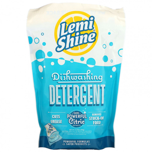 Lemi Shine, Средство для мытья посуды, 30 комбинированных пакетиков, 391 г (13,79) #1