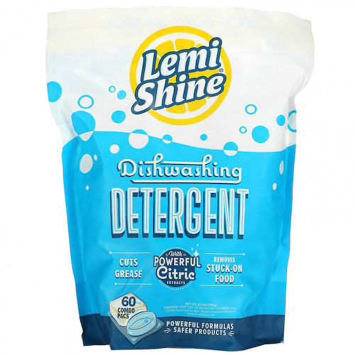 Lemi Shine, Средство для мытья посуды, 60 комбинированных пакетиков, 780 г (27,5 унции) #1