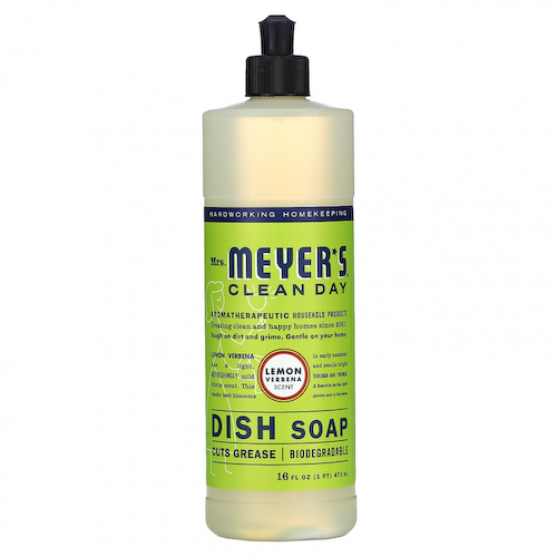 Mrs. Meyers Clean Day, средство для мытья посуды, лимонная вербена, 473 мл (16 жидк. унций) #1