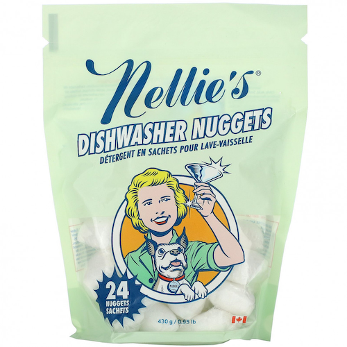 Nellie's, подушечки для посудомоечной машины, 24 штуки, 430 г (0,95 фунта) #1