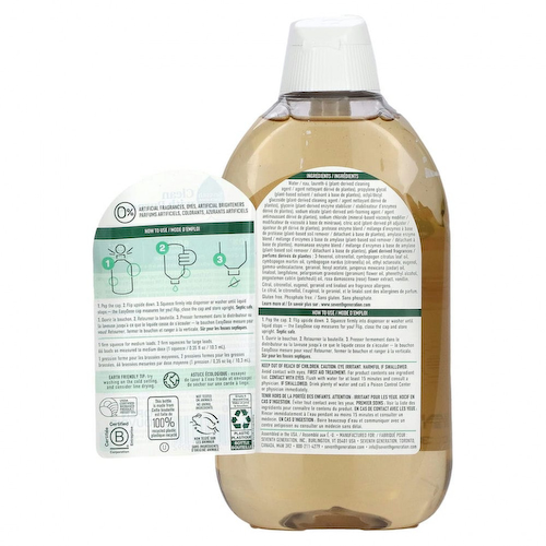 Seventh Generation, Easydose, ультраконцентрированное средство для стирки, аромат розы, 66 порций, 683 мл (23,1 жидк. Унции) #1