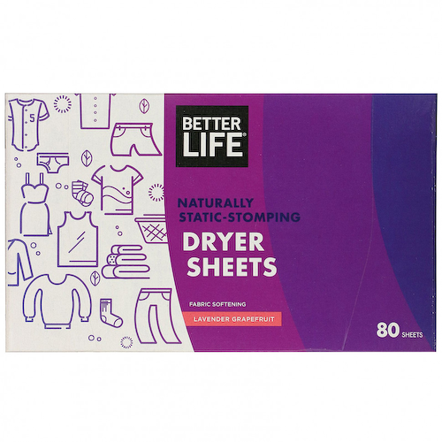 Better Life, Салфетки с натуральной пропиткой мягчителем-антистатиком, 80 салфеток #1