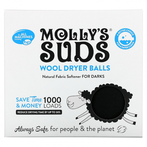 Molly's Suds, шарики для сушки белья, для темных тканей, 3 штуки #1