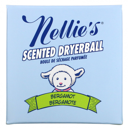Nellie's, Ароматизированный шарик для сушки, бергамот, 1 шарик для сушки #1