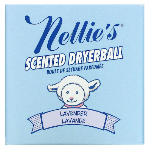 Nellie's, Ароматные шарики для стирки и сушки, лаванда, 1 шарик #1