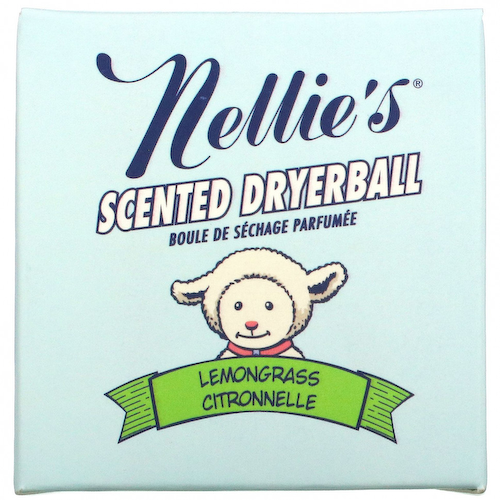 Nellie's, Шарик из ароматизированной шерсти, лемонграсс, 50 порций #1