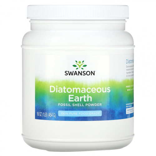 Swanson, Diatomaceous Earth, порошок из ископаемых панцирей, 454 г (1 фунт) #1