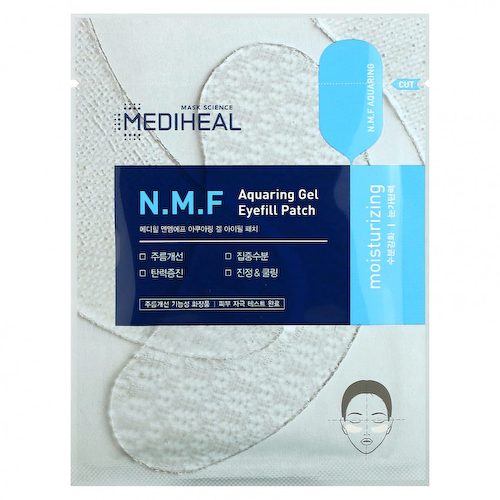 Mediheal, Aquaring гель-патчи для глаз, увлажняющий, 5 шт., 1,42 г каждый #1