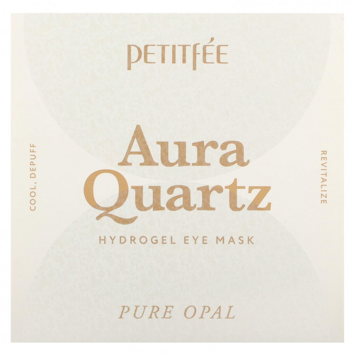 Petitfee, Кварцевая гидрогелевая маска для глаз Aura, #1