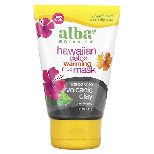 Alba Botanica, Hawaiian Detox согревающая грязевая маска, 113 г (4 унции) #1