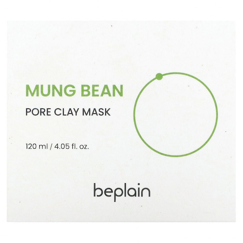 Beplain, Mung Bean, маска для красоты с глиной для пор, 120 мл (4,05 жидк. Унции) #1