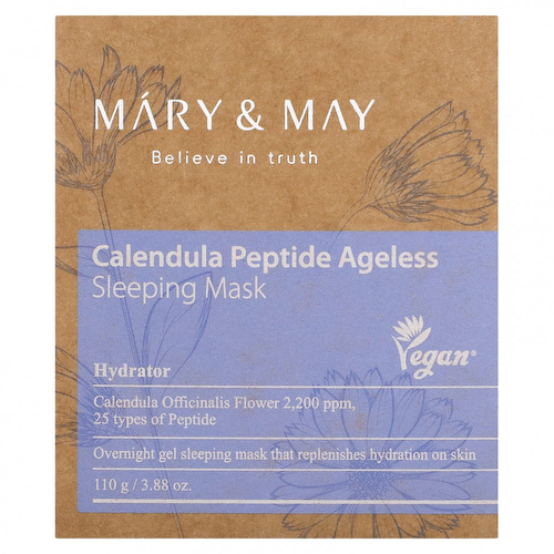 Mary&May, Calendula Peptide Ageless, маска для сна, 110 г (3,88 унции) #1
