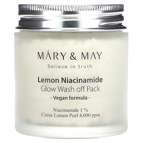 Mary&May, Lemon Niacinamide Glow, смываемая маска, 125 г (4,4 унции) #1
