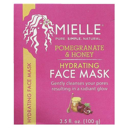 Mielle, Увлажняющая косметическая маска для лица, с гранатом и медом, 100 г (3,5 жидк. Унции) #1