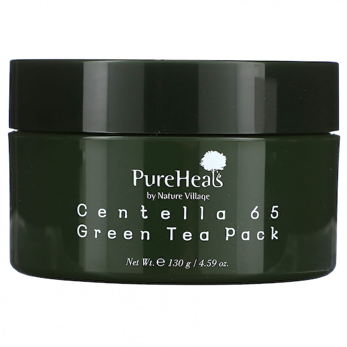 PureHeals, Centella 65 Green Tea Pack, 4.59 oz (130 g) #1