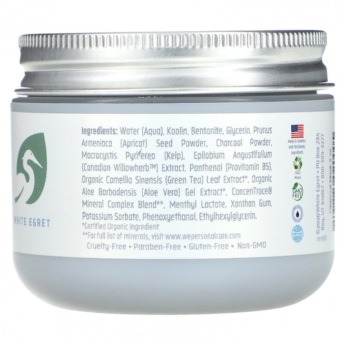 White Egret Personal Care, Маска для лица с древесным углем, 59 мл (2 жидк. Унции) #1
