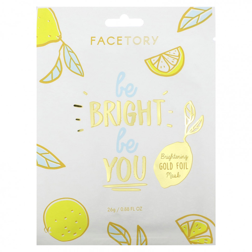 FaceTory, Be Bright Be You, осветляющая маска с золотой фольгой, 1 шт., 26 г (0,88 жидк. Унции) #1