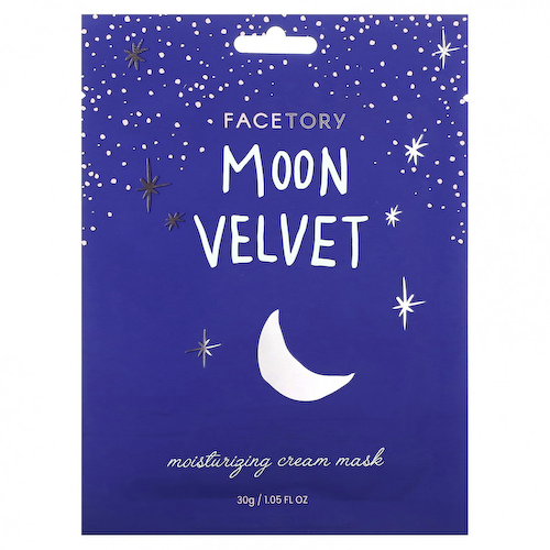 FaceTory, Moon Velvet, увлажняющая крем-маска для красоты, 1 шт., 30 г (1,05 жидк. Унции) #1