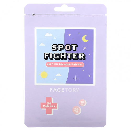 FaceTory, Spot Fighter, патчи для коррекции дефектов в утренние и вечерние часы, 54 шт. #1