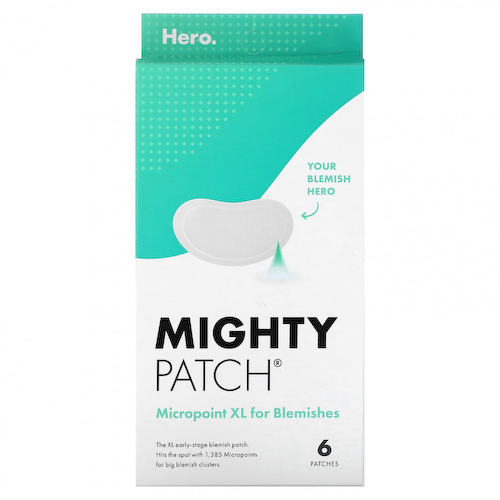 Hero Cosmetics, Mighty Patch, Micropoint XL для устранения высыпаний, 6 патчей #1