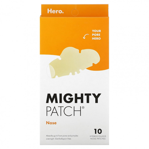 Hero Cosmetics, Mighty Patch, Nose, 10 гидроколлоидных пластырей #1