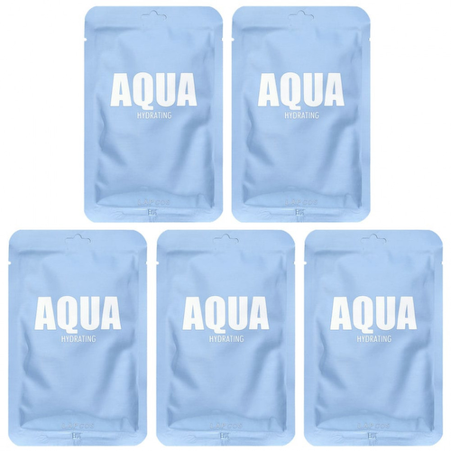 Lapcos, Aqua Hydrating Sheet Beauty Mask Set, 5 шт., По 30 мл (1,01 жидк. Унции) #1