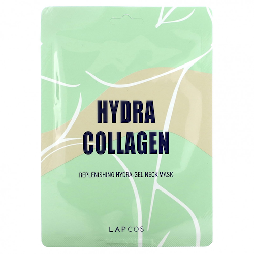 Lapcos, Hydra Collagen, восстанавливающая гидрогелевая маска для шеи, 1 шт., 15 г (0,53 унции) #1