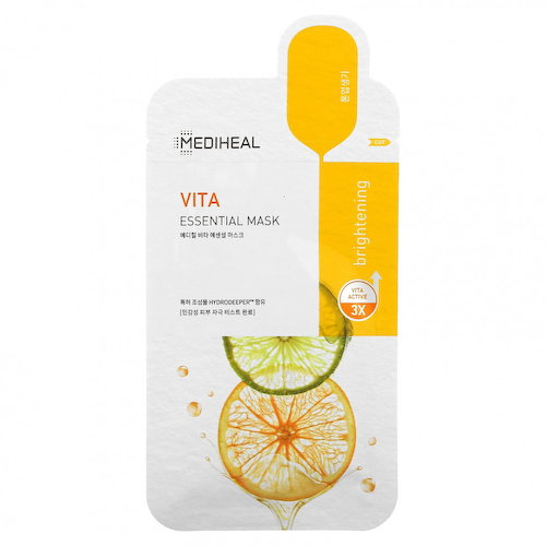 Mediheal, Vita, Essential Beauty Mask, 4 шт., По 24 мл (0,81 жидк. Унции) #1
